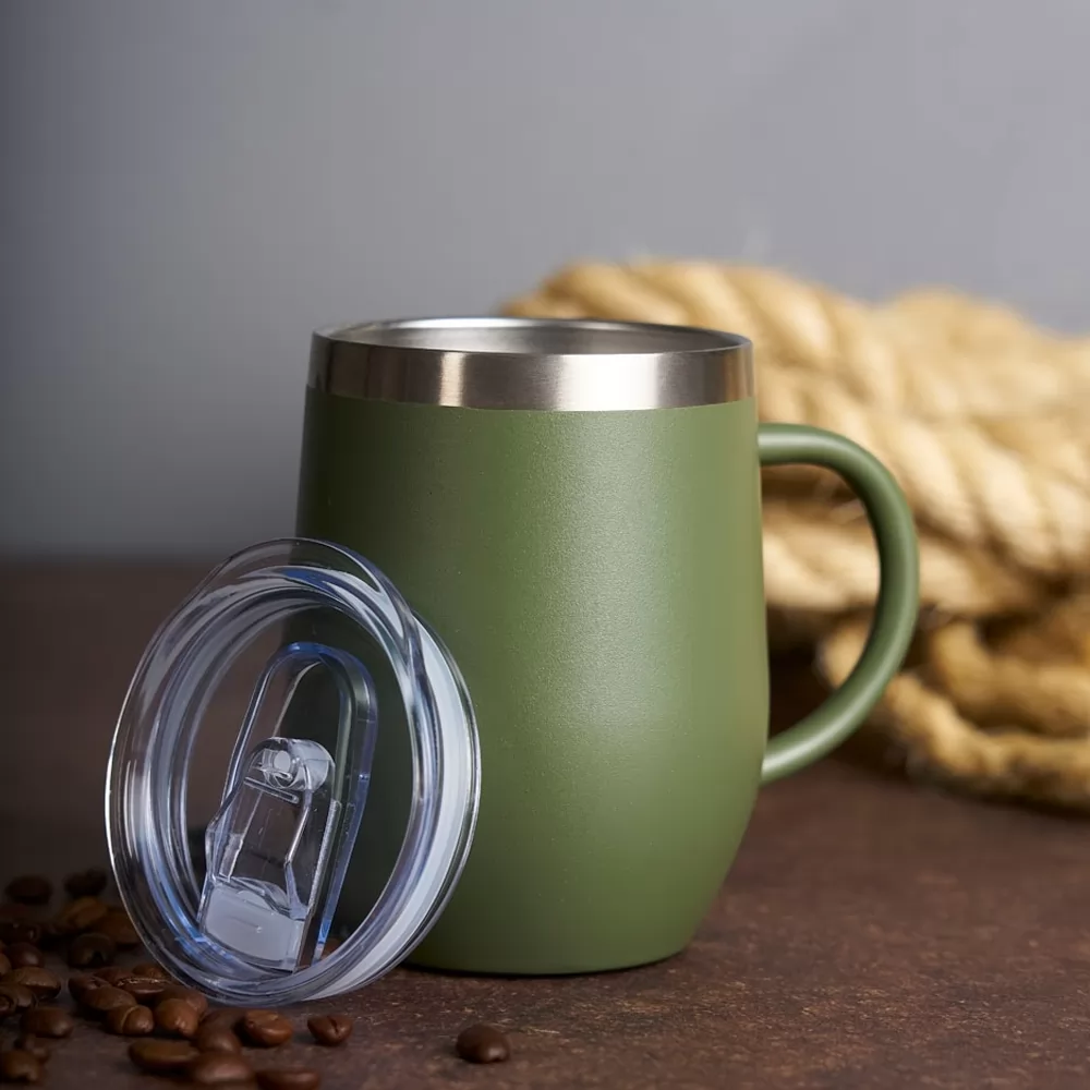 Caneca Térmica Inox 350ml Personalizada Caneca Térmica Inox 350ml Personalizada