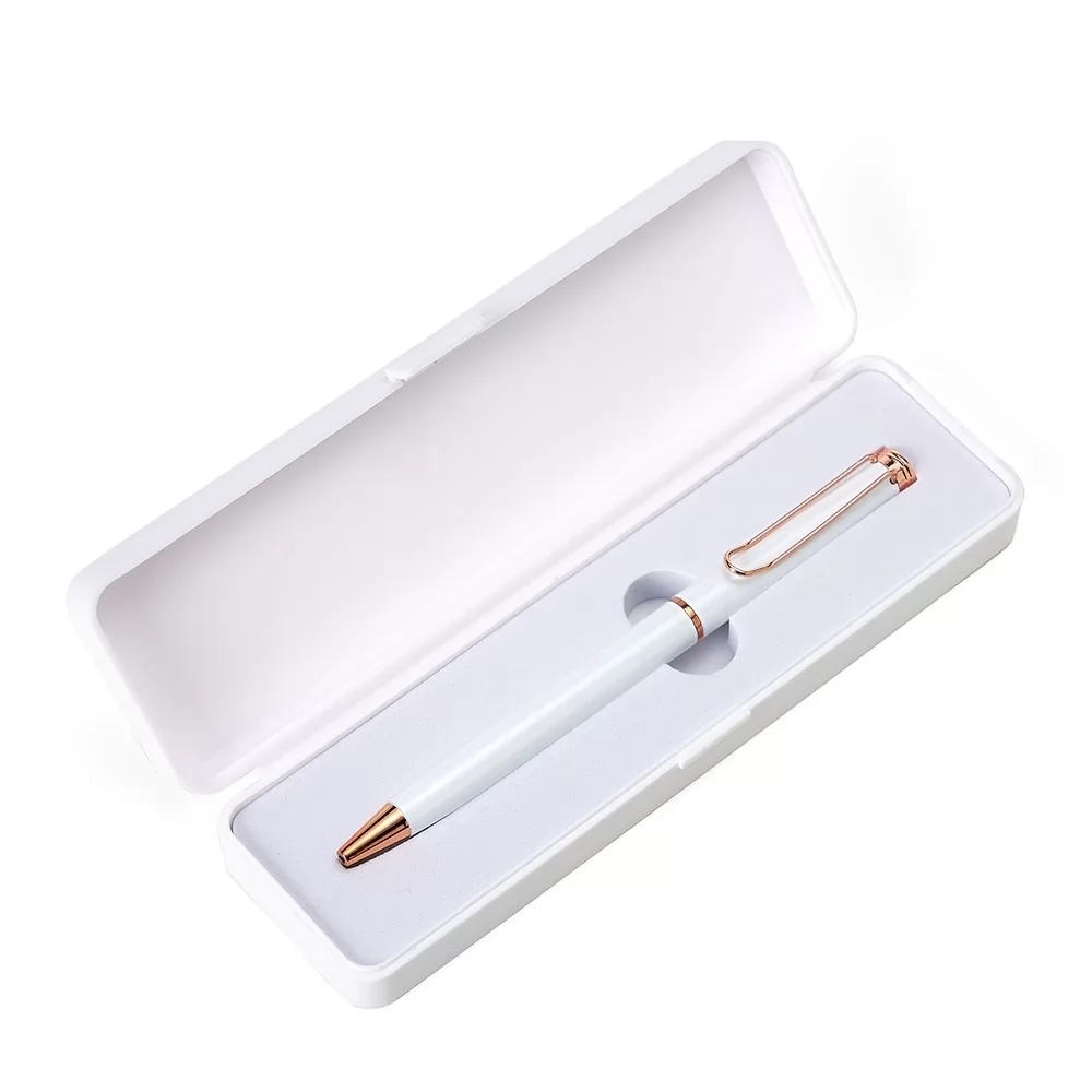 Caneta de Metal com Estojo plástico Personalizada