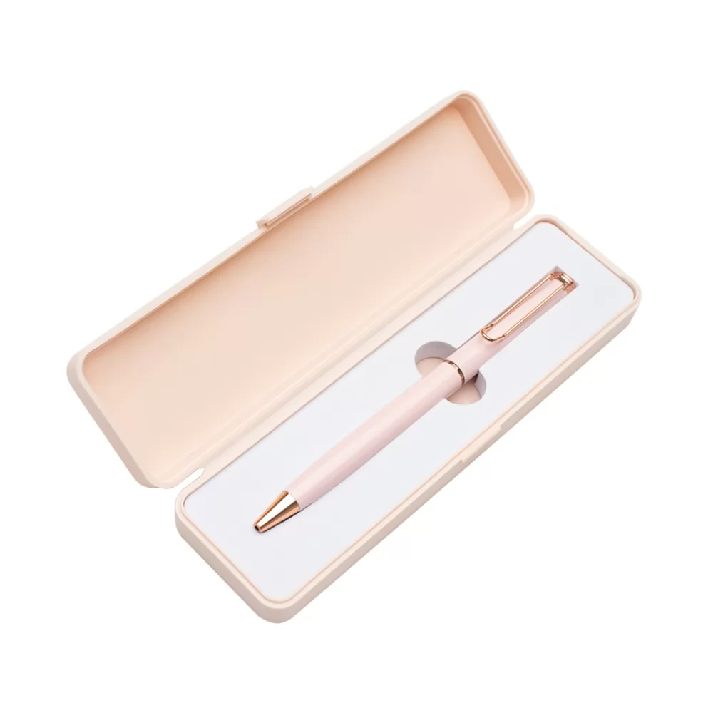 Caneta de Metal com Estojo plástico Personalizada