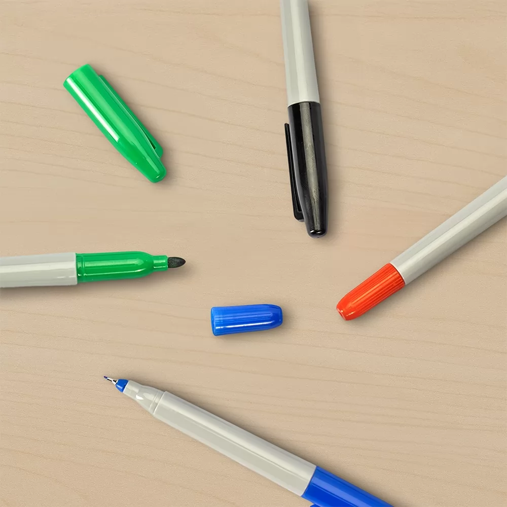 Caneta Marcadora Ponta Dupla Personalizada