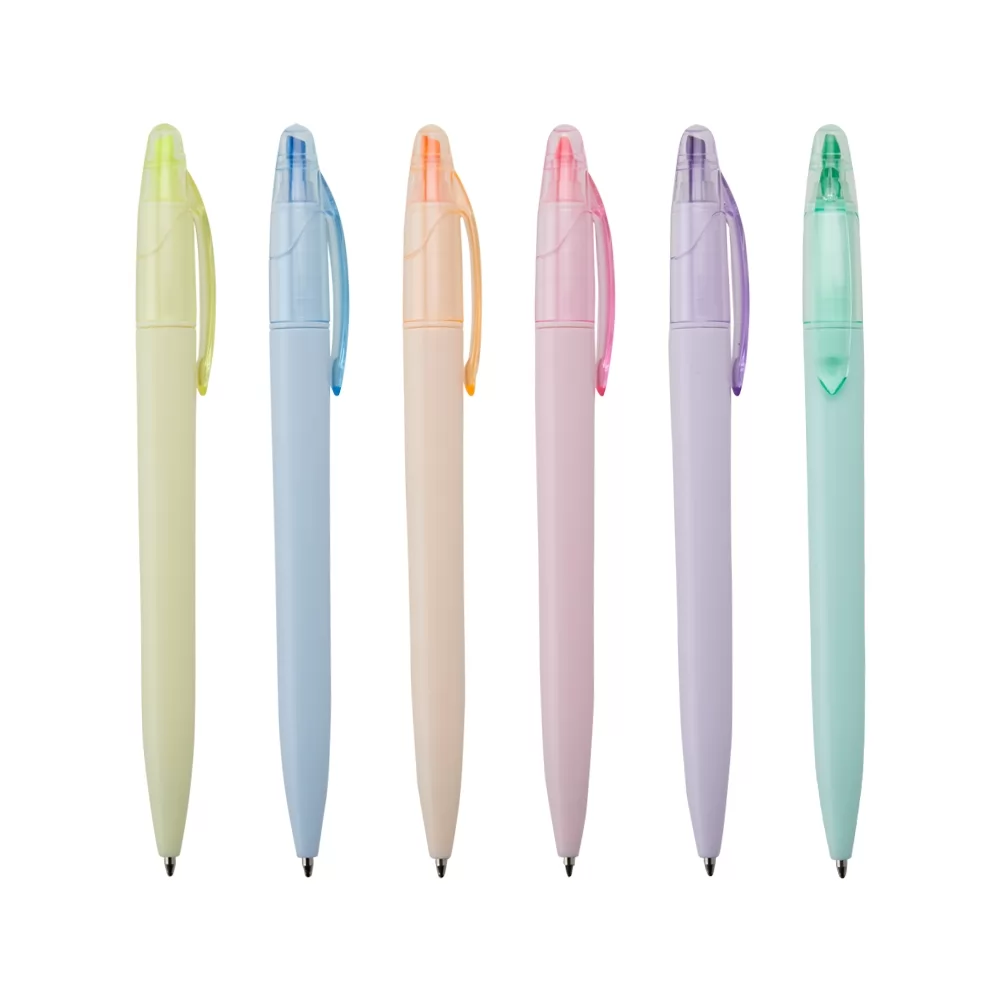 Caneta Plástica Marca Texto Personalizada