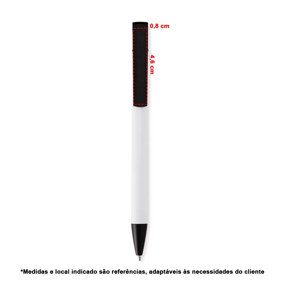 Caneta Semi metal com Suporte Personalizada