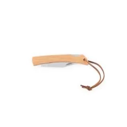 Canivete com Lâmina de Aço Inox e Cabo de Bambu Personalizado Canivete com Lâmina de Aço Inox e Cabo de Bambu Personalizado