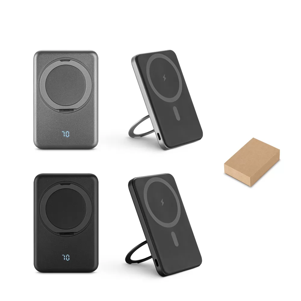 Carregador Portátil em ABS Reciclado 5000 mAh Personalizado