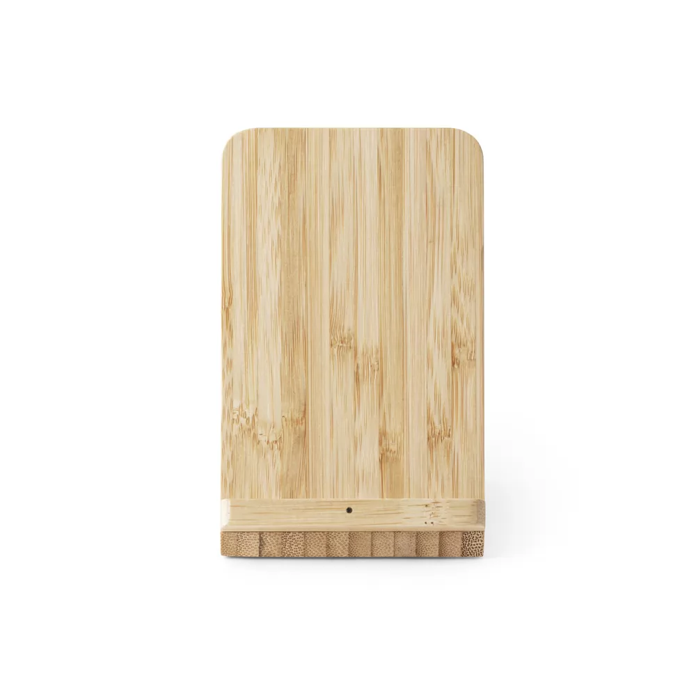 Carregador wireless em bambu 10W Personalizado Carregador wireless em bambu 10W Personalizado