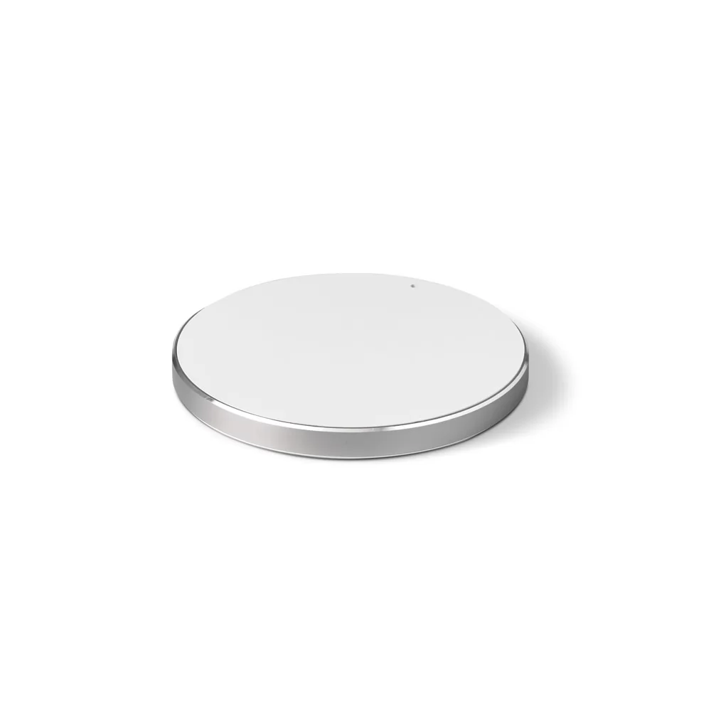 Carregador wireless fast em ABS e alumínio Personalizado Carregador wireless fast em ABS e alumínio Personalizado