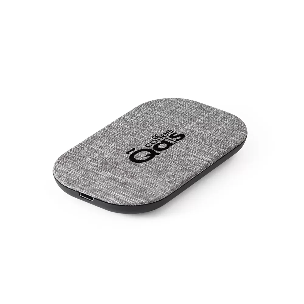 Carregador wireless PET 100% rPET Personalizado Carregador wireless PET 100% rPET Personalizado