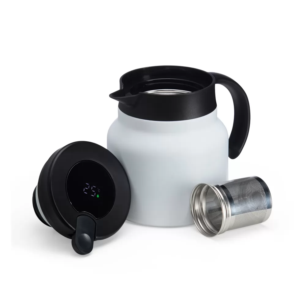 Chaleira Térmica Inox 750ml com Display LED Personalizada Chaleira Térmica Inox 750ml com Display LED Personalizada