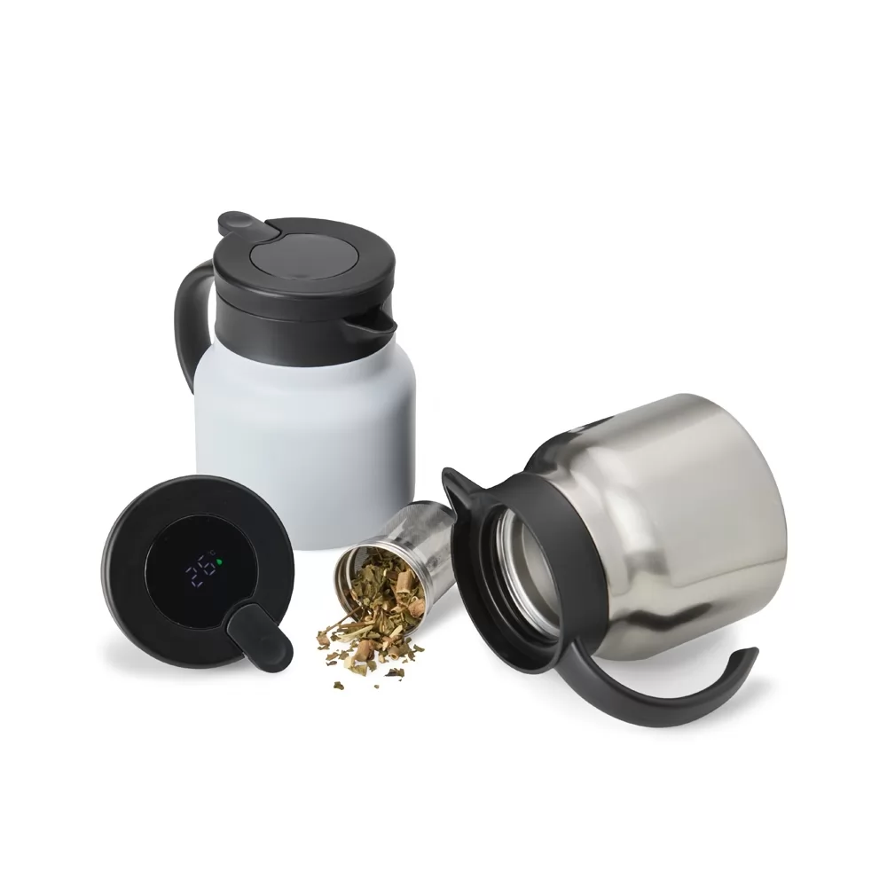 Chaleira Térmica Inox 750ml com Display LED Personalizada Chaleira Térmica Inox 750ml com Display LED Personalizada