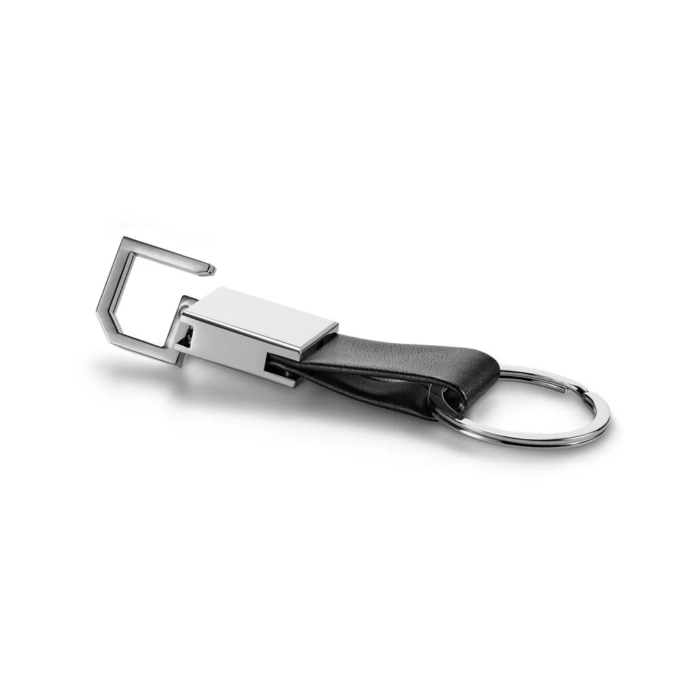 Chaveiro de Couro com Mosquetão Personalizado Chaveiro de Couro com Mosquetão Personalizado