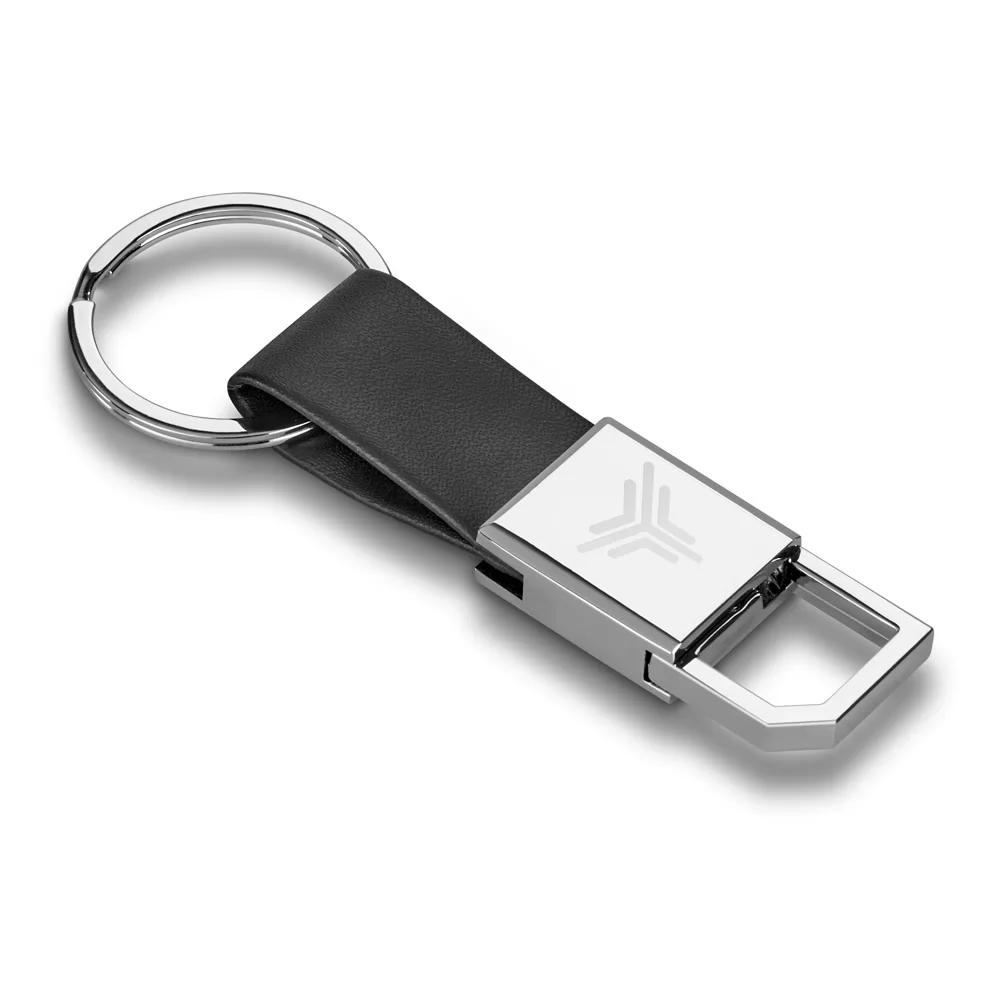 Chaveiro de Couro com Mosquetão Personalizado Chaveiro de Couro com Mosquetão Personalizado