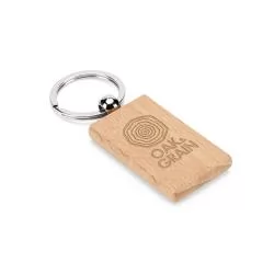Chaveiro de Madeira de Faia Personalizado Chaveiro de Madeira de Faia Personalizado