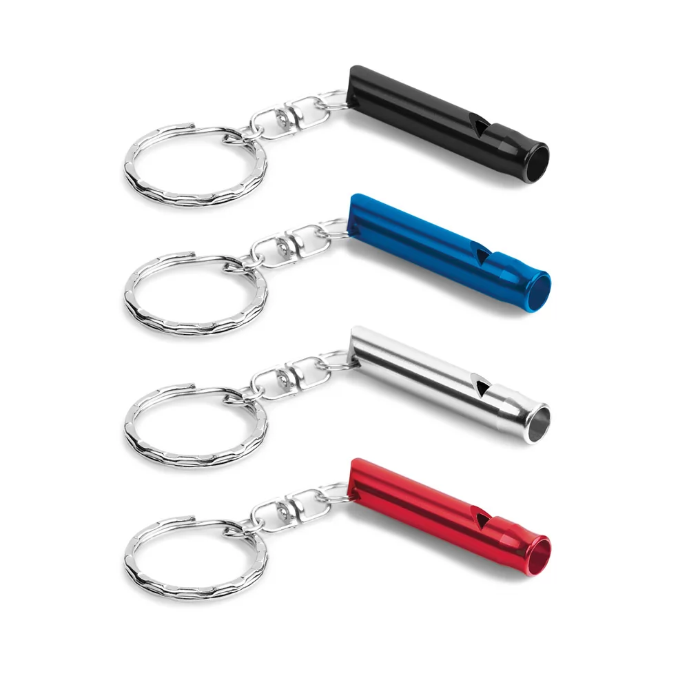 Chaveiro de Metal com Apito Personalizado Chaveiro de Metal com Apito Personalizado