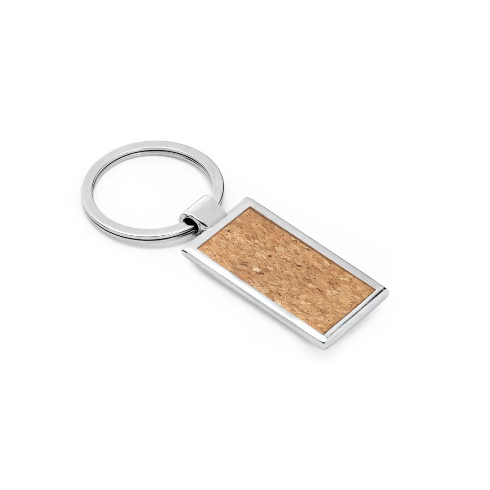 Chaveiro de Metal e Cortiça Personalizado Chaveiro de Metal e Cortiça Personalizado
