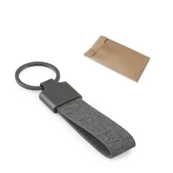 Chaveiro de Metal e Pet 30% Reciclado Personalizado Chaveiro de Metal e Pet 30% Reciclado Personalizado