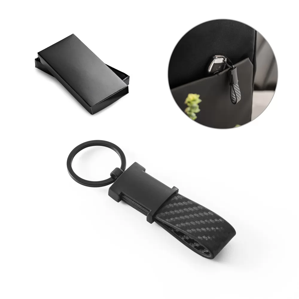 Chaveiro em c. sintético com textura Personalizado