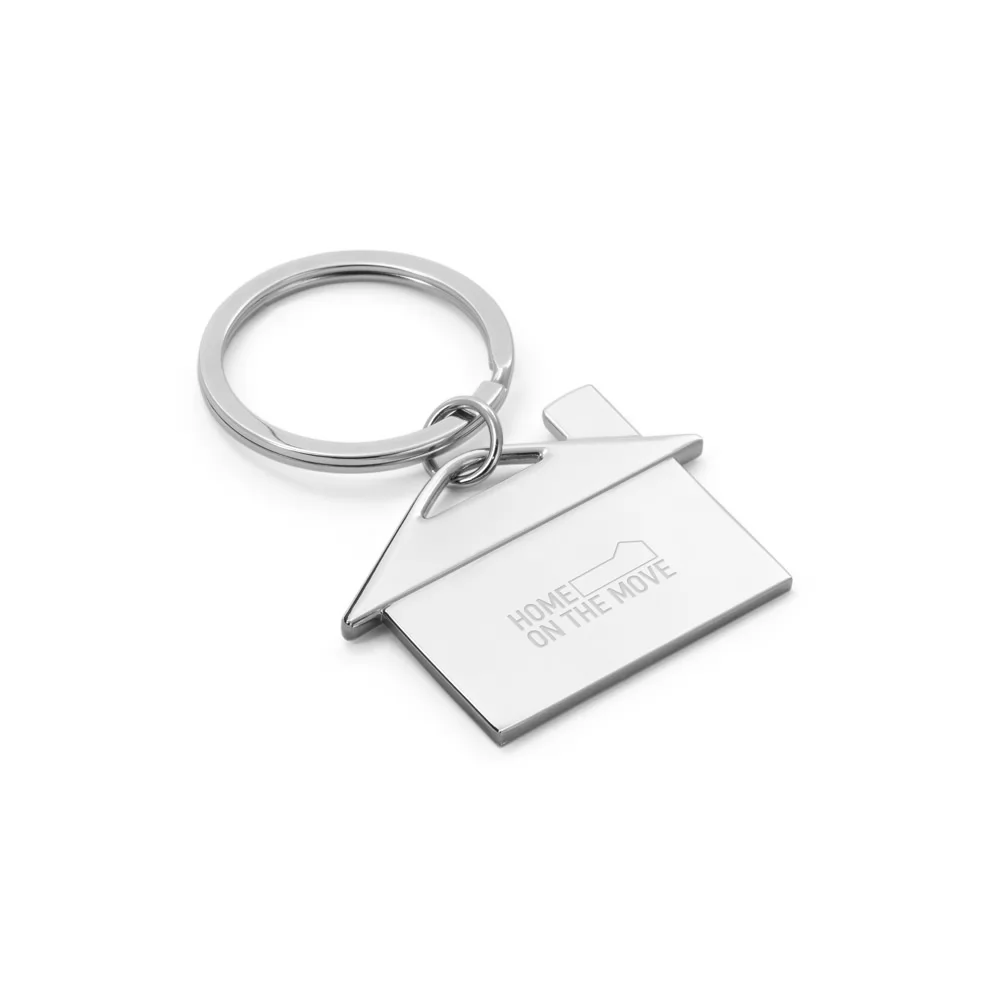Chaveiro em Metal formato casa Personalizado Chaveiro em Metal formato casa Personalizado