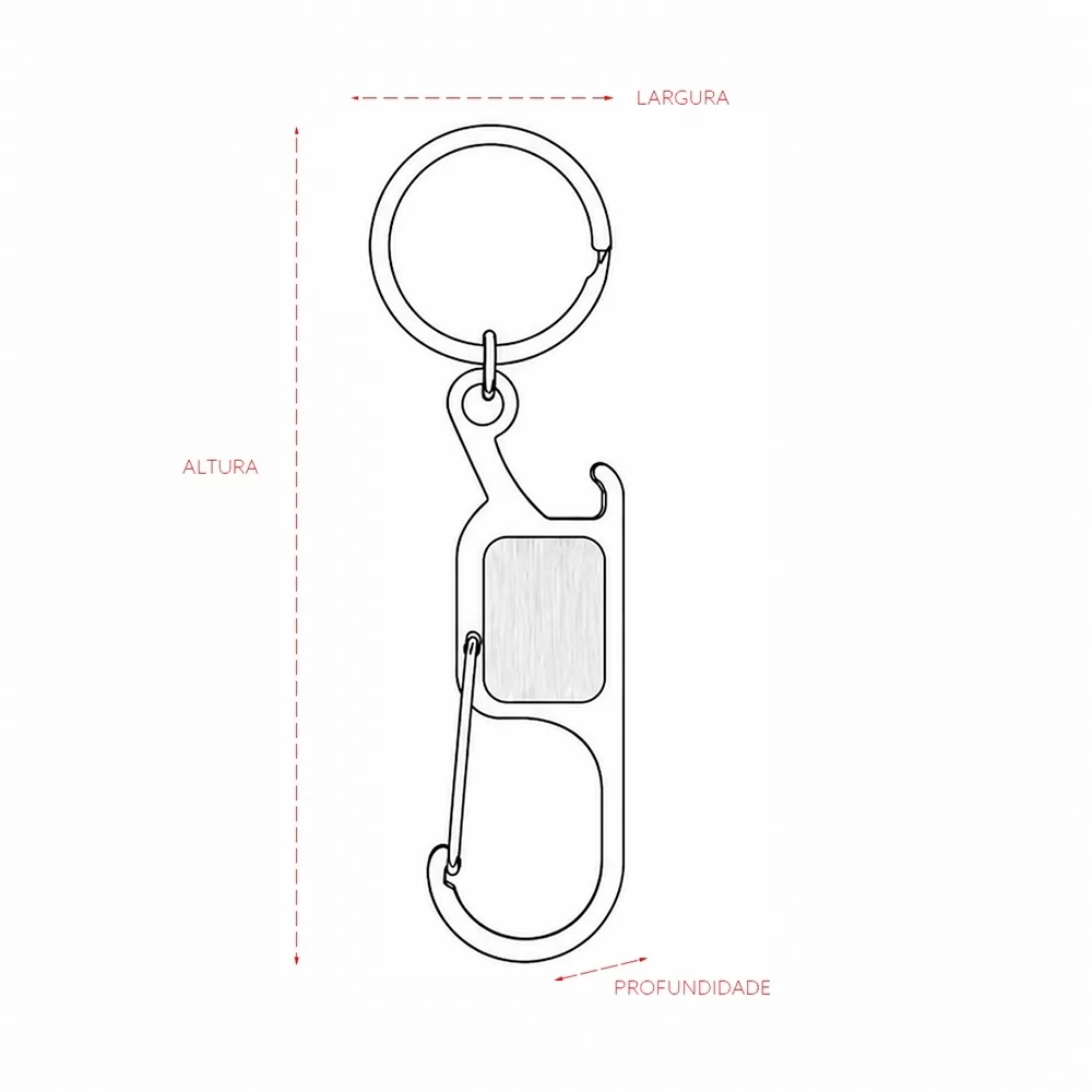 CHAVEIRO METAL - 19157 Personalizado