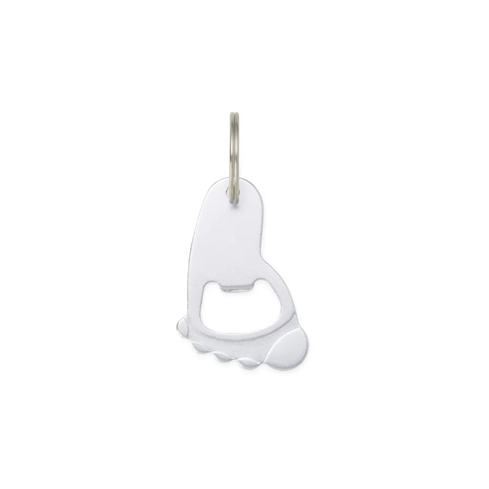 Chaveiro Metal Abridor Pézinho Personalizado Chaveiro Metal Abridor Pézinho Personalizado