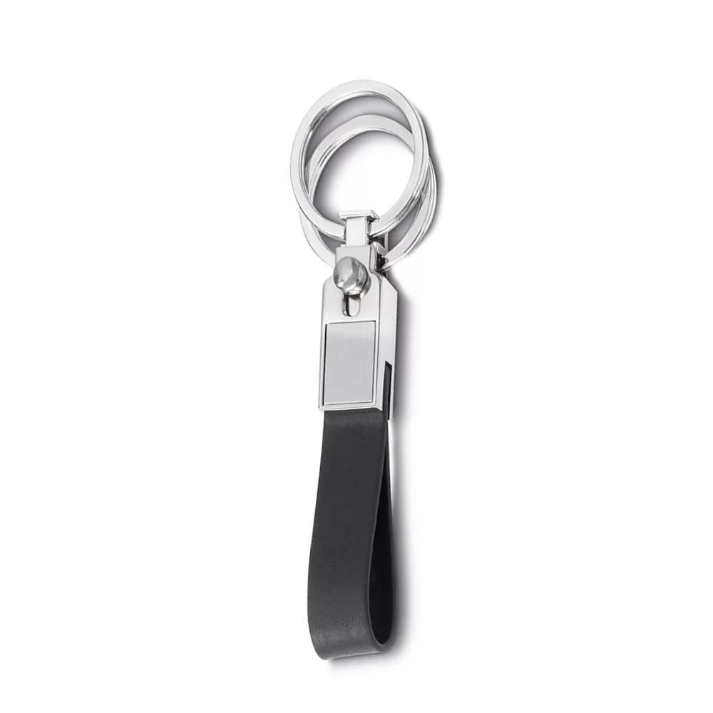 Chaveiro Metal Couro Sintético com 2 Argolas Personalizado Chaveiro Metal Couro Sintético com 2 Argolas Personalizado