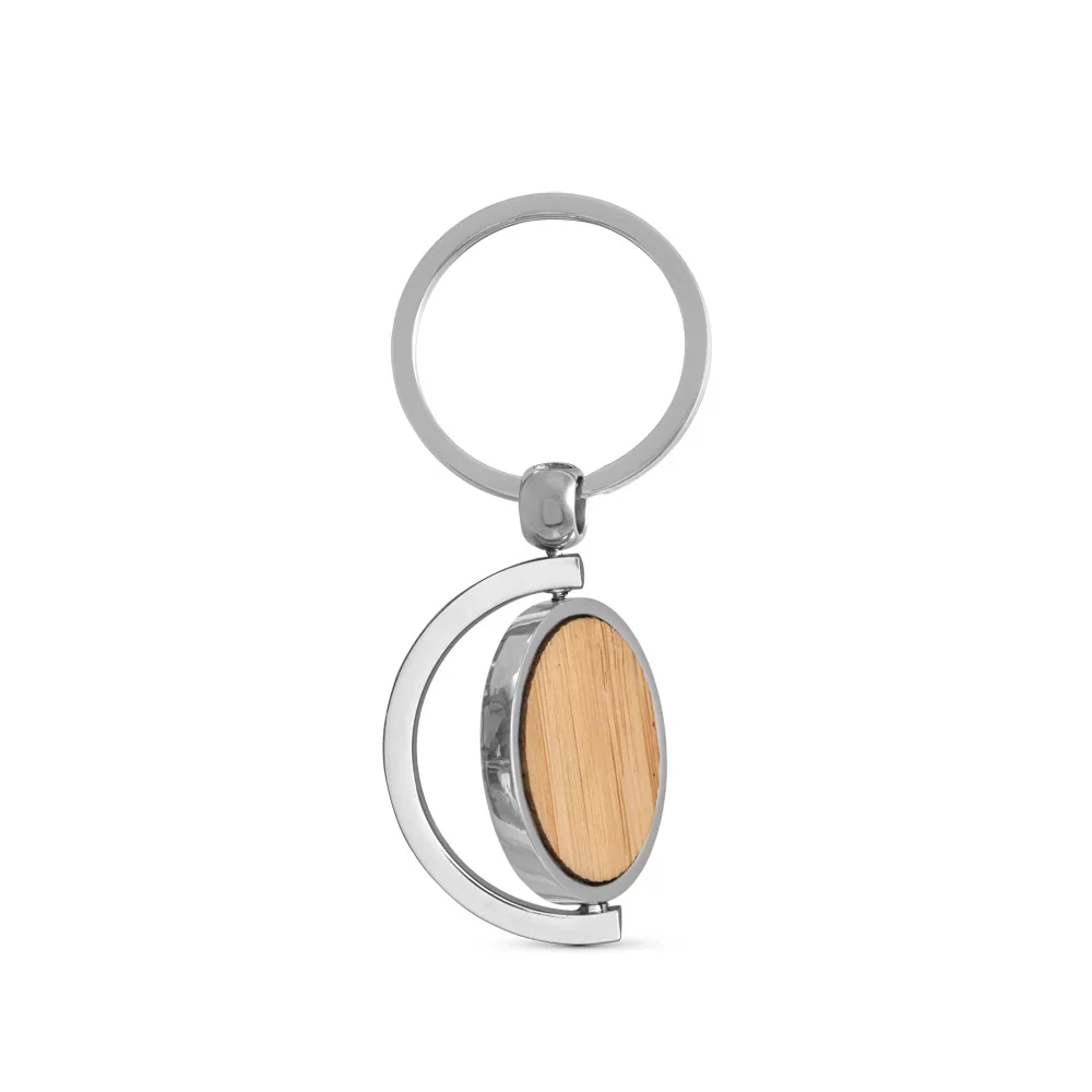 Chaveiro redondo de Madeira Personalizado Chaveiro redondo de Madeira Personalizado