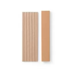 Conjunto de 10 canudos em papel kraft Personalizado Conjunto de 10 canudos em papel kraft Personalizado