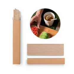 Conjunto de 10 canudos em papel kraft Personalizado Conjunto de 10 canudos em papel kraft Personalizado
