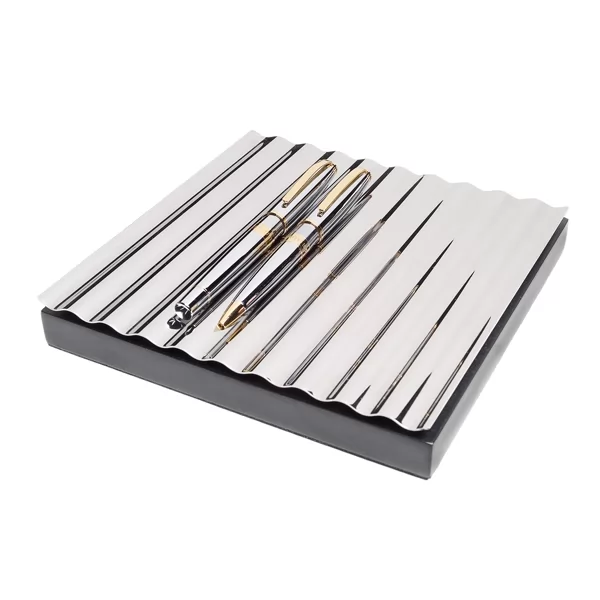 Conjunto de caneta tinteiro e esferográfica Premium Cerruti 1881 Personalizado