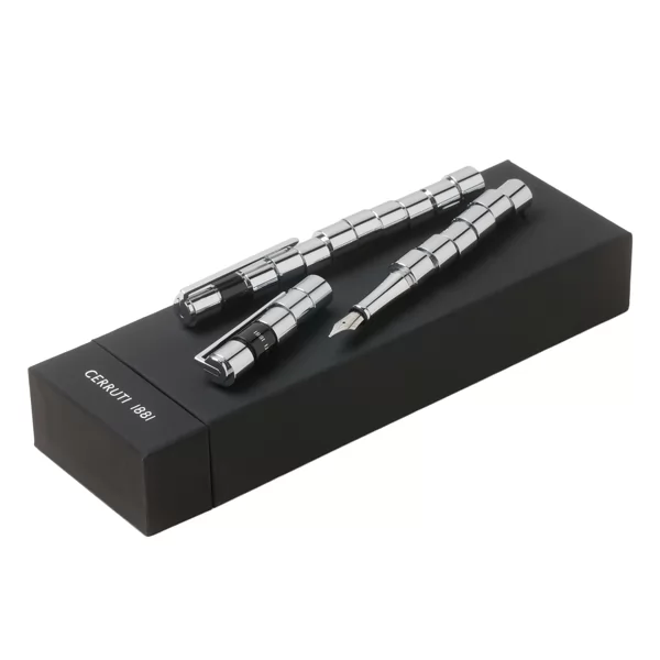 Conjunto de caneta tinteiro e roller Premium Cerruti 1881 Personalizado