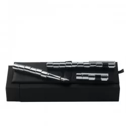 Conjunto de caneta tinteiro e roller Premium Cerruti 1881 Personalizado Conjunto de caneta tinteiro e roller Premium Cerruti 1881 Personalizado