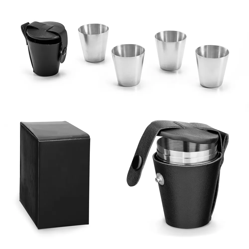 Conjunto de Copos em Inox Personalizado Conjunto de Copos em Inox Personalizado