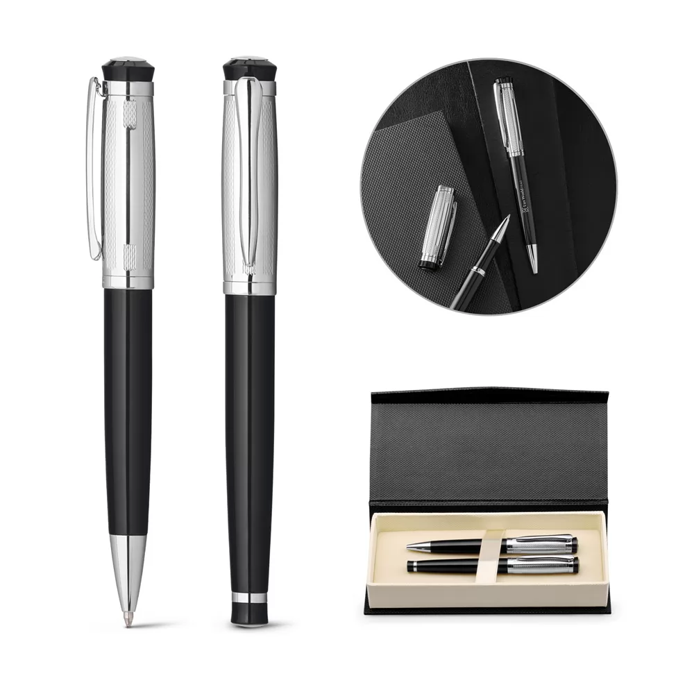 Conjunto de roller e esferográfica Personalizado Conjunto de roller e esferográfica Personalizado