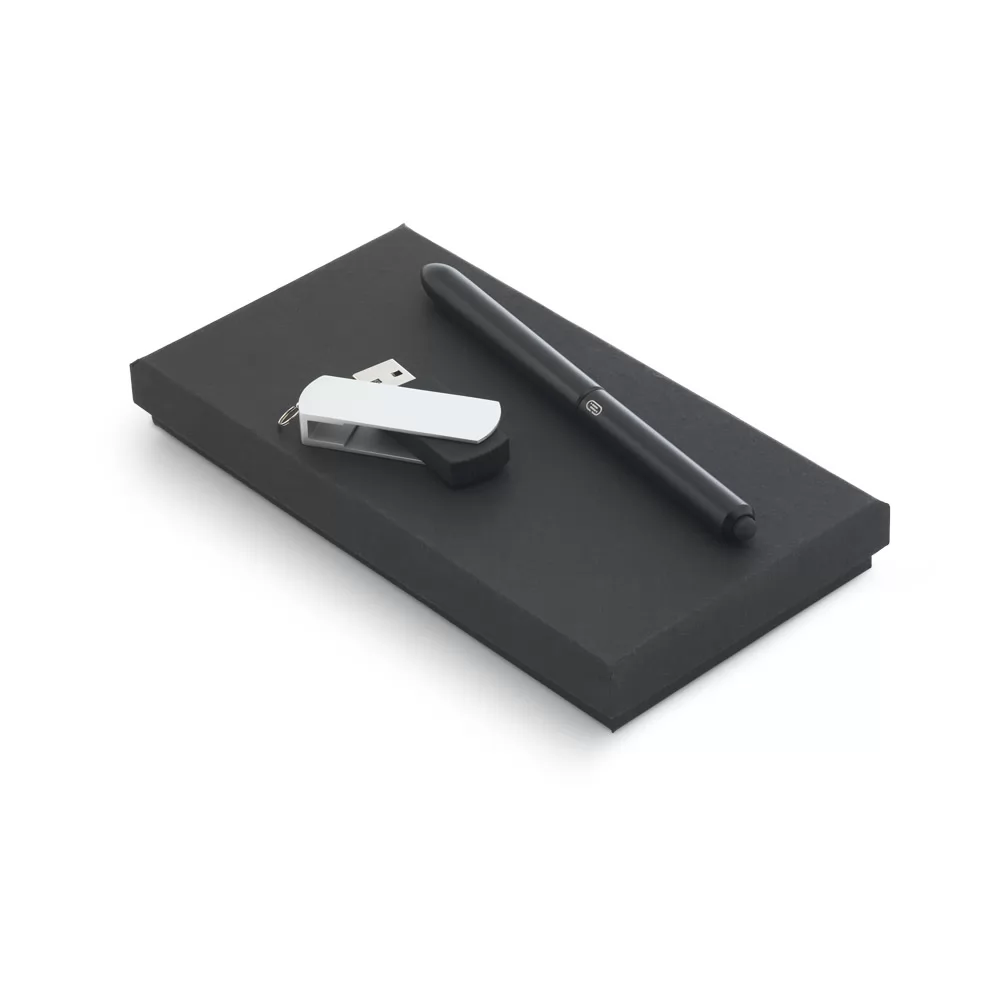 Conjunto esferográfica e pen drive Personalizado