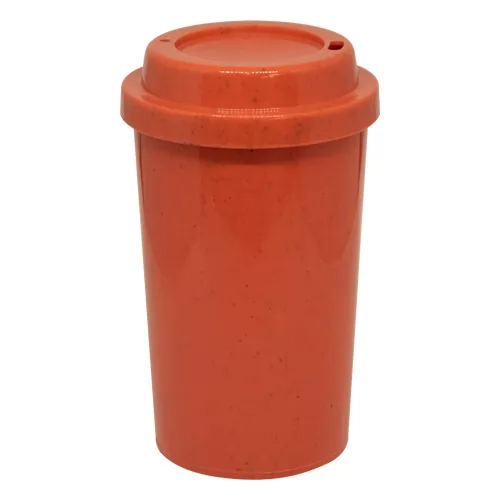 Copo 400 ml Ecológico em Fibra de Arroz Com Tampa para Café Personalizado Copo 400 ml Ecológico em Fibra de Arroz Com Tampa para Café Personalizado