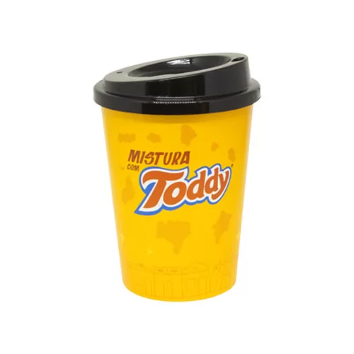 Copo 450 ml Com Tampa de Café In Mold Label Personalizado Copo 450 ml Com Tampa de Café In Mold Label Personalizado