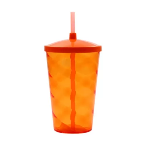 Copo 700ml Espiral Com Tampa e Canudo Personalizado Copo 700ml Espiral Com Tampa e Canudo Personalizado