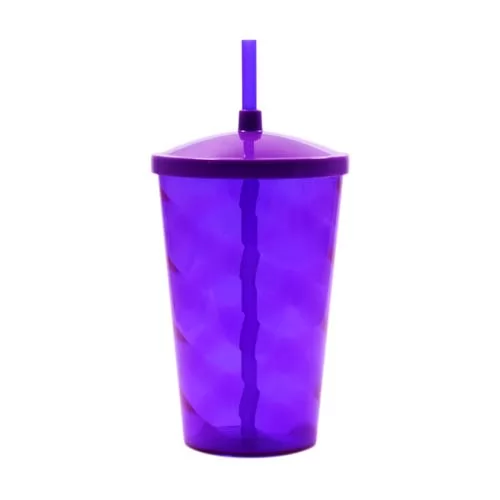 Copo 700ml Espiral Com Tampa e Canudo Personalizado Copo 700ml Espiral Com Tampa e Canudo Personalizado