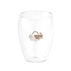 Copo de Vidro Parede Dupla 350 ml Personalizado Copo de Vidro Parede Dupla 350 ml Personalizado