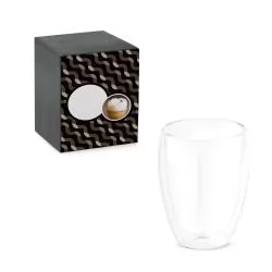 Copo de Vidro Parede Dupla 350 ml Personalizado Copo de Vidro Parede Dupla 350 ml Personalizado