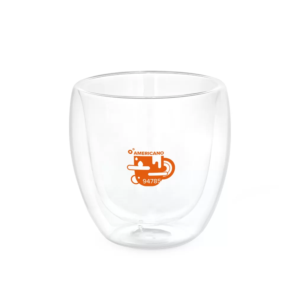 Copo em vidro isotérmico 220 mL Personalizado Copo em vidro isotérmico 220 mL Personalizado