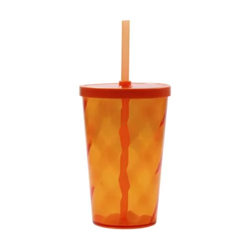 Copo Espiral 550 ml com Tampa e Canudo Personalizado Copo Espiral 550 ml com Tampa e Canudo Personalizado