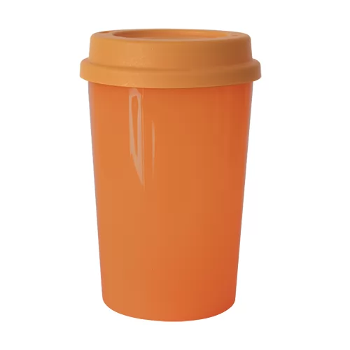 Copo Plástico 350 ml Com Tampa para Café Personalizado Copo Plástico 350 ml Com Tampa para Café Personalizado