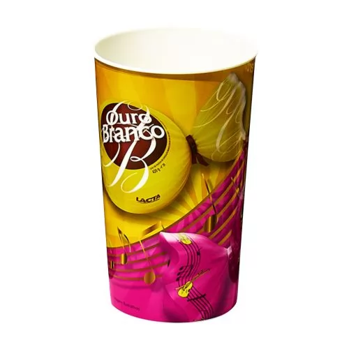 Copo Plástico 600ml In Mold Label Personalizado Copo Plástico 600ml In Mold Label Personalizado