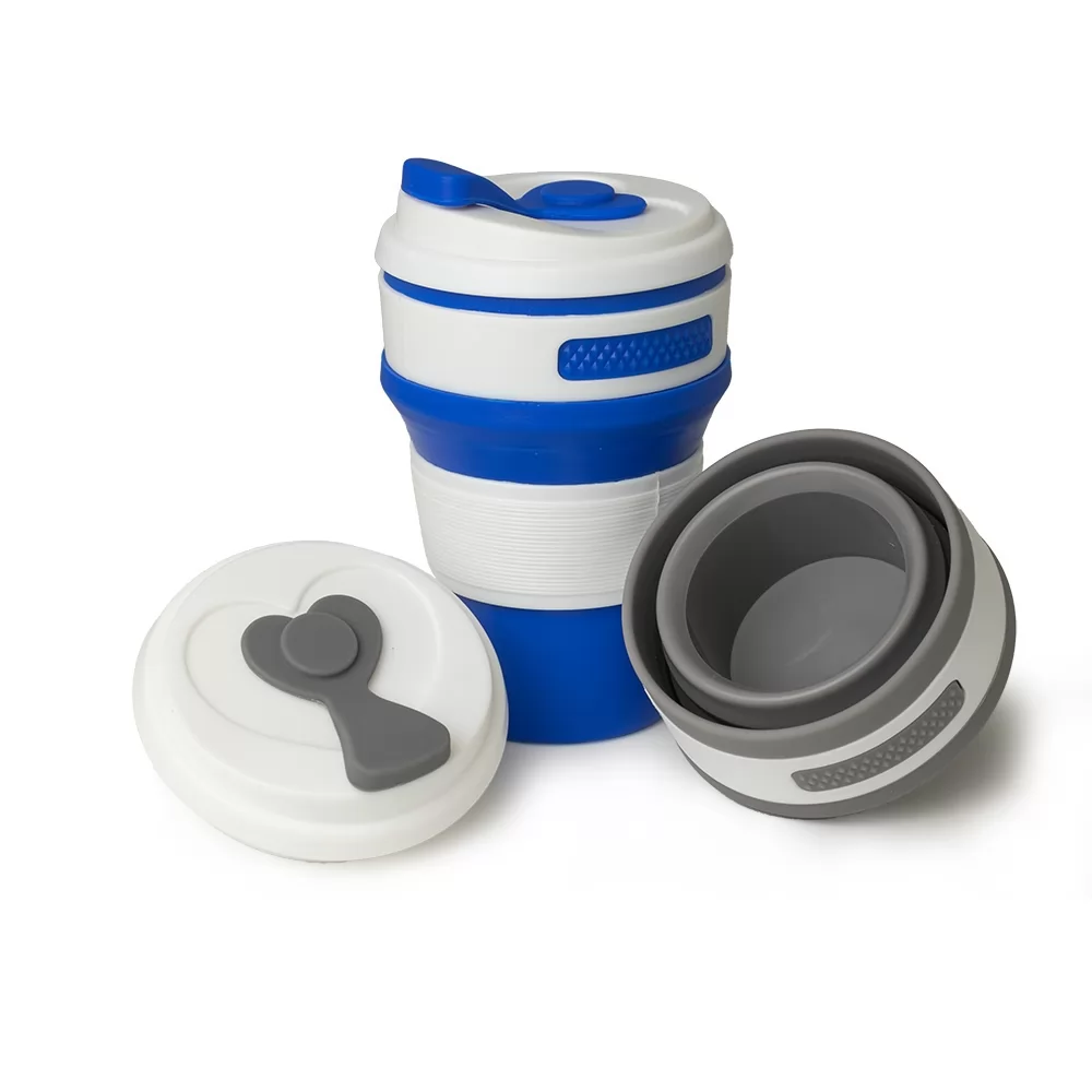 Copo Retrátil de Silicone 350ml Personalizado Copo Retrátil de Silicone 350ml Personalizado