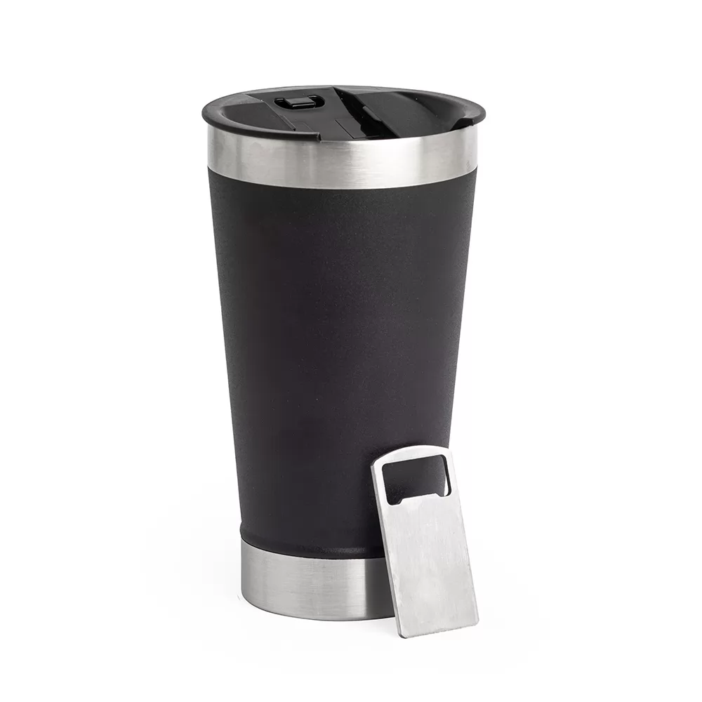 Copo Térmico 500ml com Abridor Personalizado Copo Térmico 500ml com Abridor Personalizado