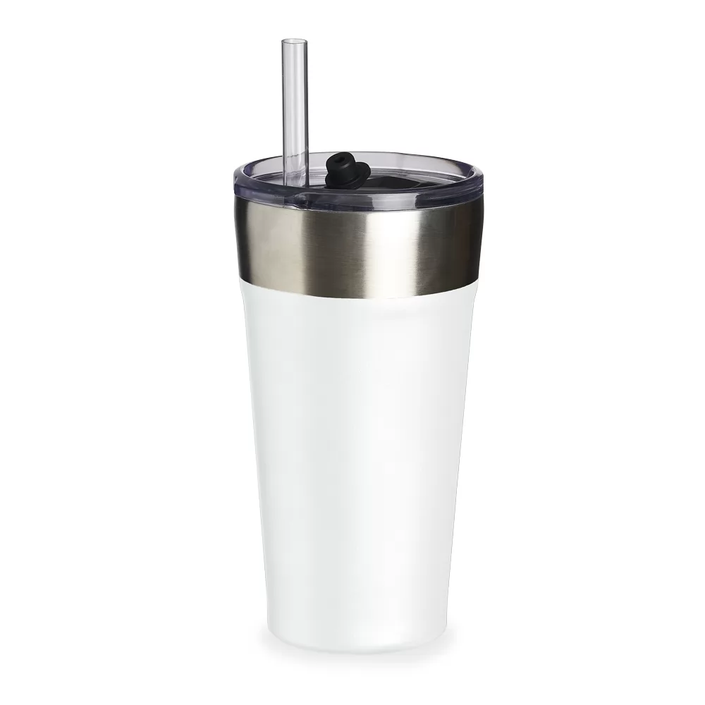 Copo Térmico com Canudo 500ml Personalizado Copo Térmico com Canudo 500ml Personalizado