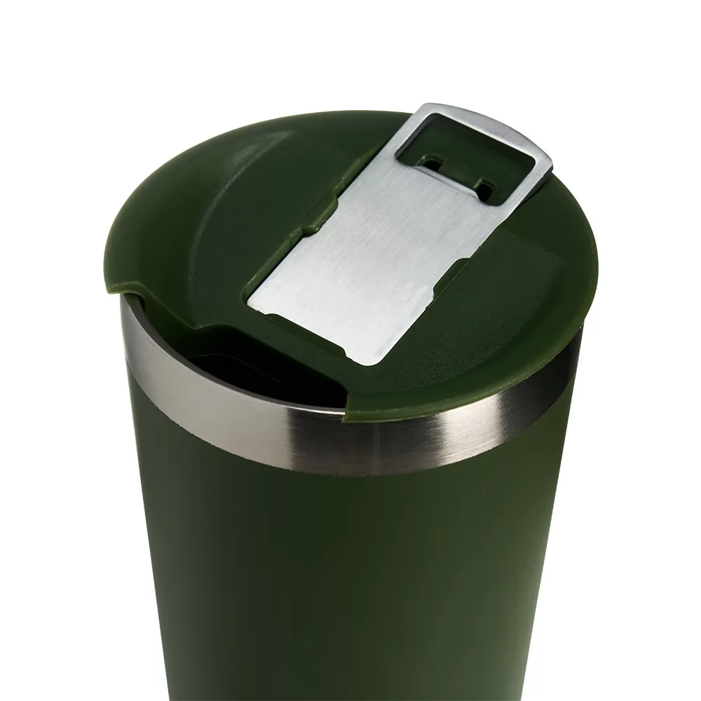 Copo térmico de inox com caixa de som e capacidade 400ml. Personalizado