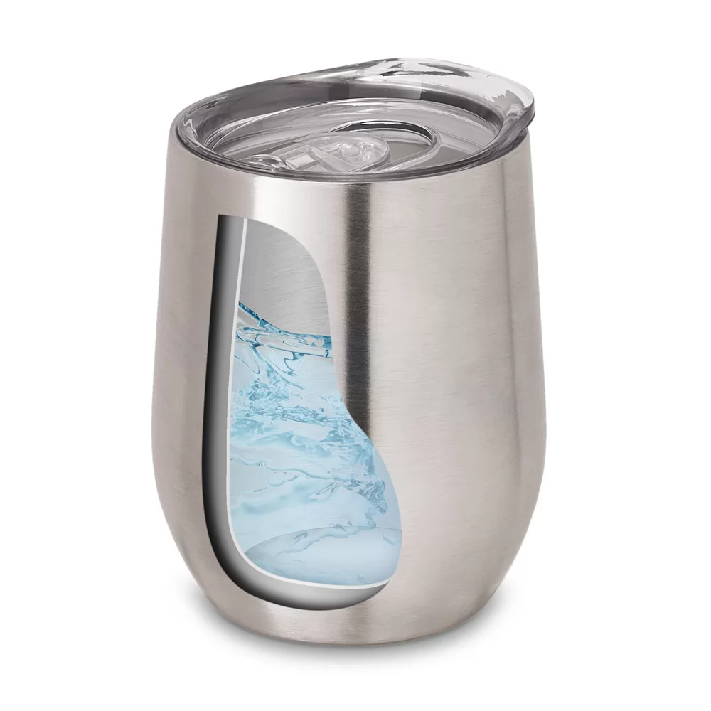 Copo térmico de viagem em aço inox 400 mL Personalizado Copo térmico de viagem em aço inox 400 mL Personalizado