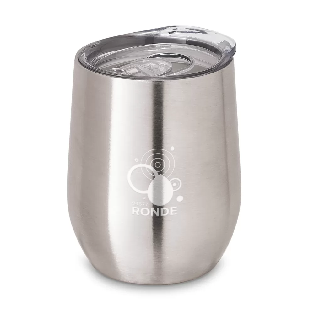 Copo térmico de viagem em aço inox 400 mL Personalizado Copo térmico de viagem em aço inox 400 mL Personalizado