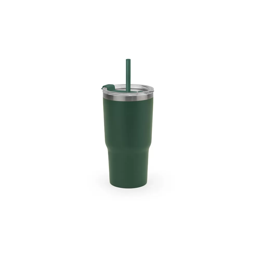Copo Térmico de Viagem em Aço Inox Reciclado 600 ml Personalizado Copo Térmico de Viagem em Aço Inox Reciclado 600 ml Personalizado